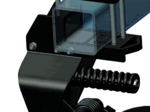 Yetter Befestigungssatz für 4 Zoll hohe Toolbar