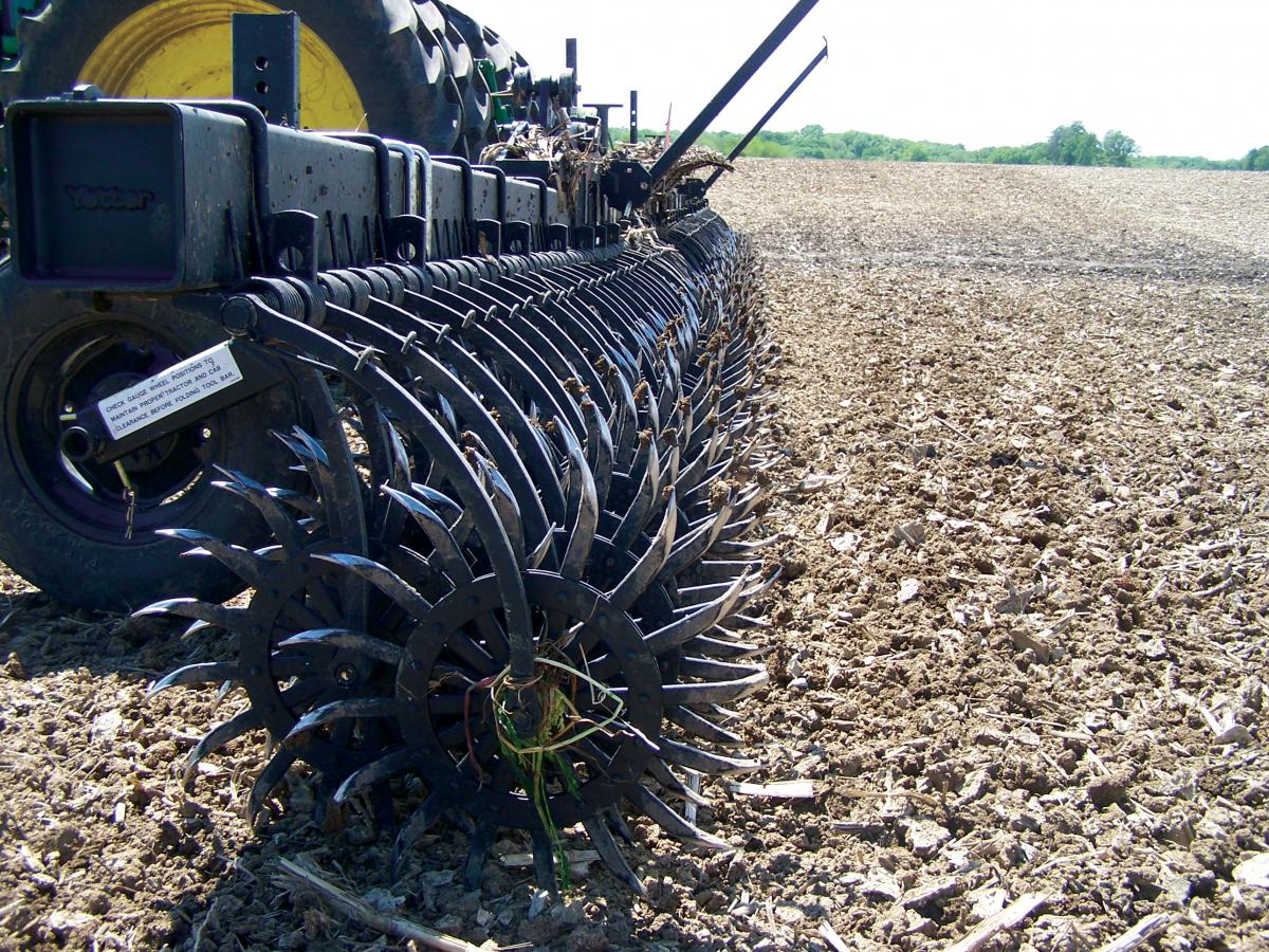 Yetter 25' klappbare Rollhacke, Versandbaugruppe