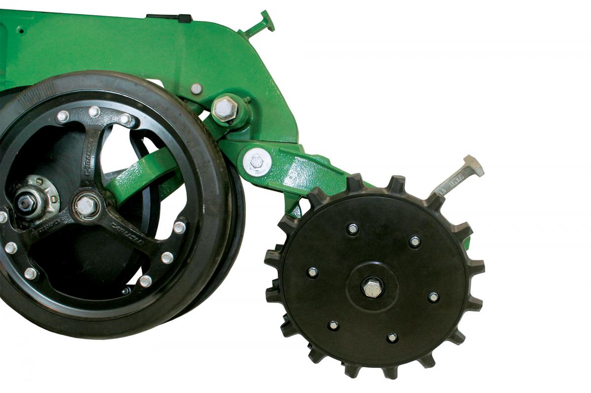 Yetter Twister-Andruckrollen-Satz, Poly, kurze Zähne (1 Reihe)
