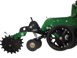 Yetter Furrow Max ohne mittlere Andruckrolle, ohne Zustreichscheiben, schwarz, für JD 1700/7200/7300 mit V-Andruckrollen