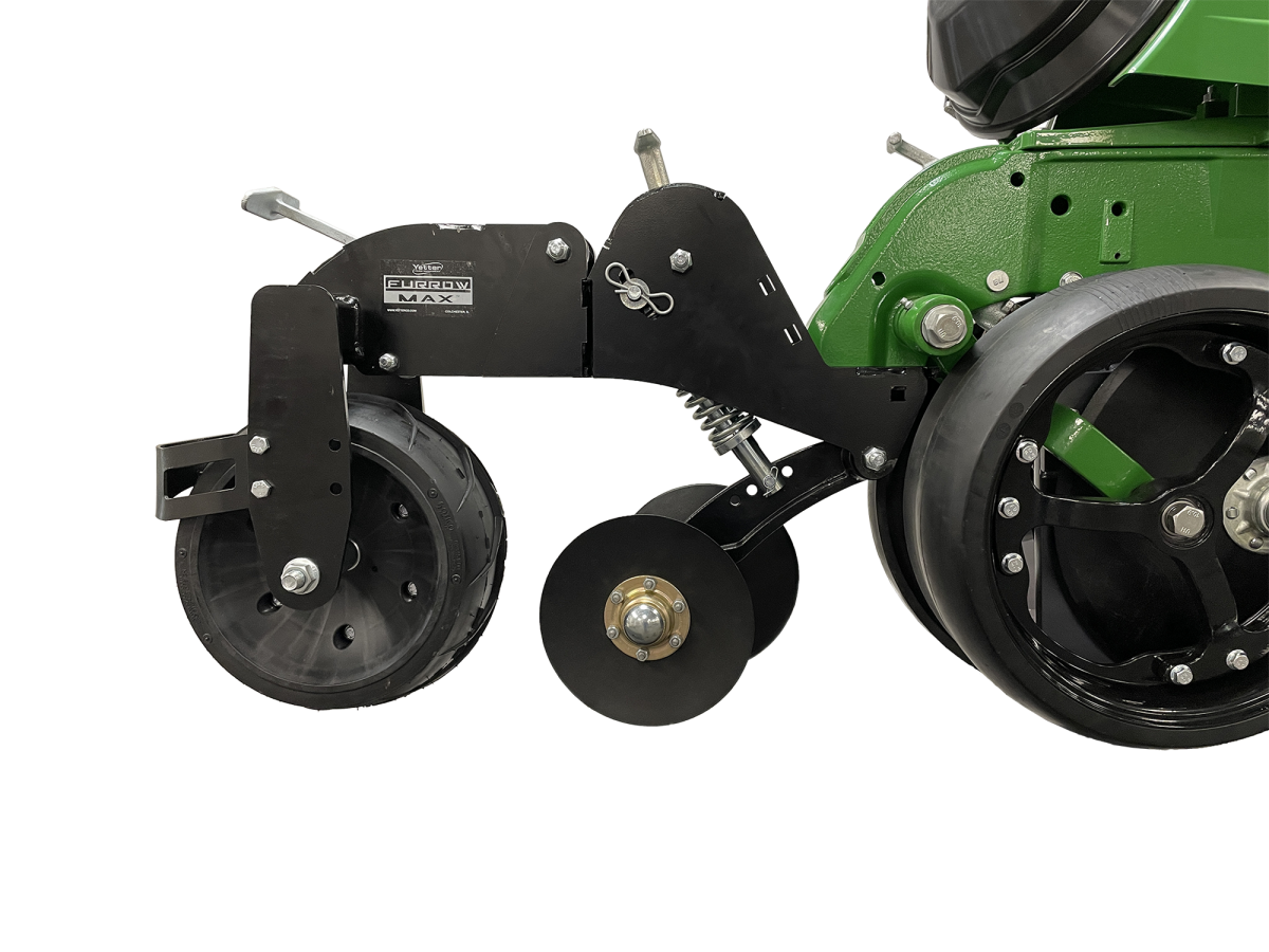 Yetter Furrow Max mit mittlerer Andruckrolle, ohne Zustreichscheiben, grün, für JD 1700/7200/7300