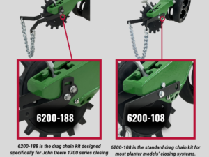 Yetter HD Schleppkettensatz mit verdrehten Gliedern
