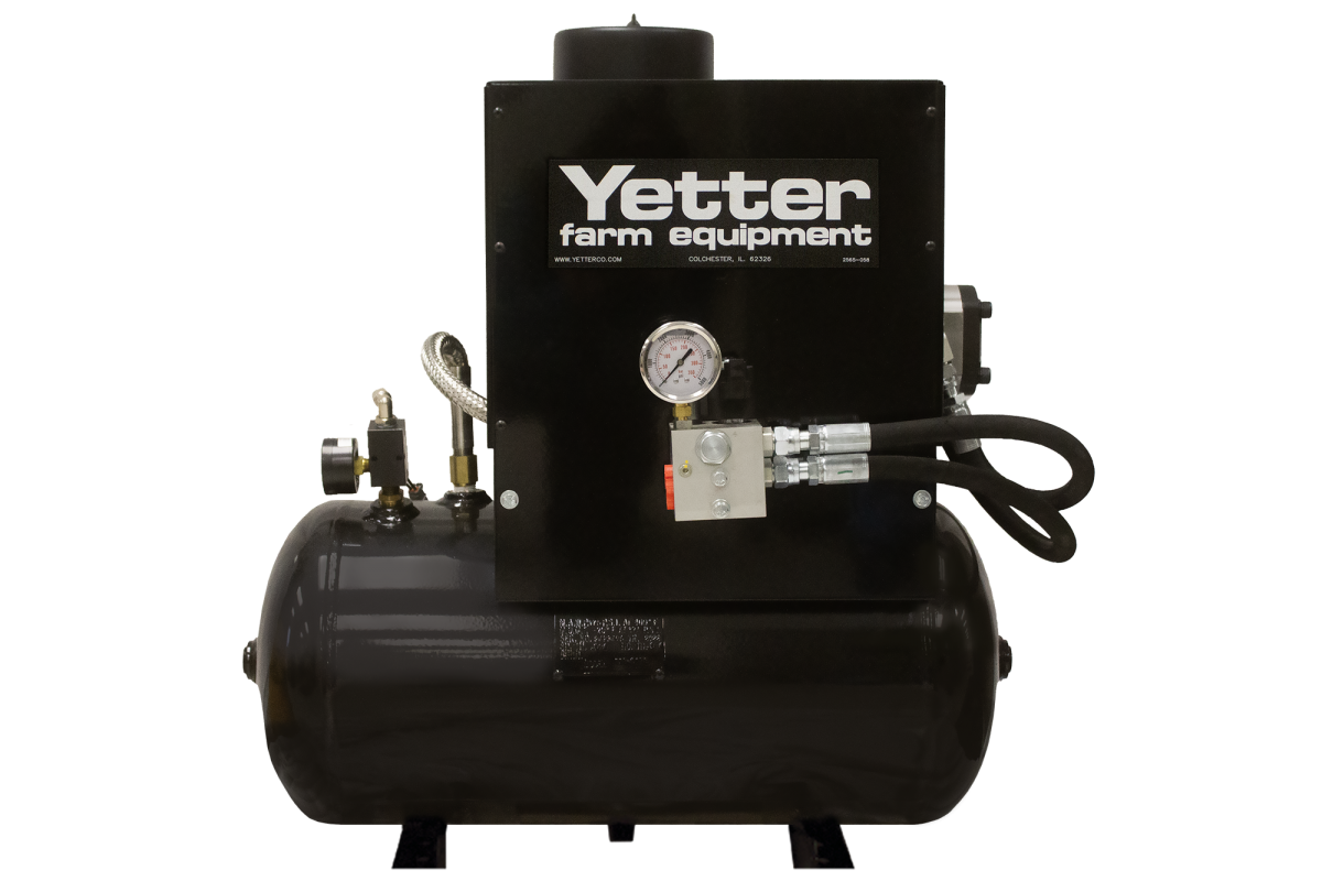 Yetter Pneumatik-Kompressorsatz, hydraulisch